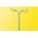 Viessmann - Lampadaire fouet double - lampe jaune - 6096 HO