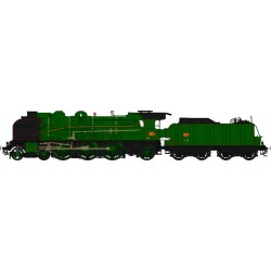 REE MB001 - Locomotive Vapeur 231G552 - EX PLM - HO