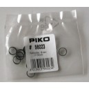 PIKO - Bag of 10 traction tires diam 8 mm - 56023 - HO
