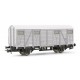 JOUEF - Covered wagon 2 axles GRAY - HJ6108 - HO