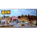 MKD 699 - conjunto de modelos de casas y negocios - HO