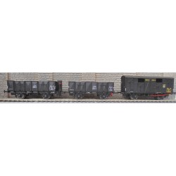 2 Wagons trémie coke “SIMOTRA” - REE WB-006 - EPIII HO