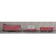 LS models - LSM-30273 Set de 3 Carros cubiertos y dumper ETAT - HO
