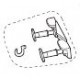 JOUEF HJ2095-01 - Traverse + 2 BUFFER para BB9200 HJ2095 - HO ESCALA