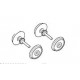 JOUEF - HJ2060/13/2 - 2 driving wheels BB 9200 (HJ2060) - HO