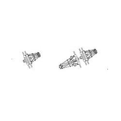 JOUEF - HJ2138-01 - Lot de 3 pantographes JOUEF CC21000 HJ2138 SNCF - HO