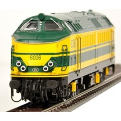 ROCO loco diesel serie proto 60 jaune SNCB 62891