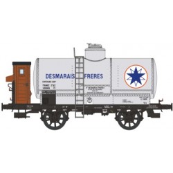 REE - Set de 2 wagons CITERNE Chassis OCEM 19 Ep II ETAT AZUR - WB155 - HO