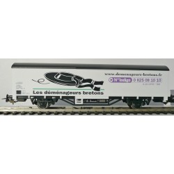 coffret de 2 Wagons couverts primeurs a 2 essieux - PIKO 96627 - HO