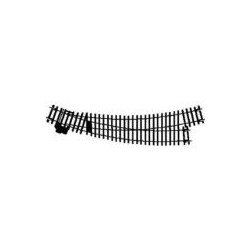 JOUEF jr8074 - Aiguillage courbe gauche en maillechort - HO