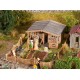 FALLER - worker garden with large shed - 180493 - HO