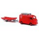 BUSCH - Fourgon citroen H avec canot POMPIERS - 41961 - HO