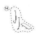 JOUEF - HJ2040/14 - Rambardes et porte de loco vapeur 141R HJ2040 - echelle HO