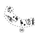 JOUEF - HJ2040/36 - accessoires AVANT du tender 40R de loco 141R HJ2040 - echelle HO