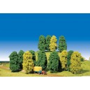 FALLER 181470 - Lot de 14 arbres feuillus 130mm ech N-HO 1/87