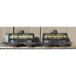 LS MODELS - SET DE 2 OCEM CITERNES SNCF Ep III BITUME SHELL - 30440 - HO