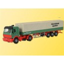 Kibri 14643 - camion Mercedes Benz semi - remorque a bache - HO 1/87