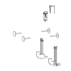 JOUEF - hj2127-02 - Détaillage et tampons de loco vapeur 030T - HO 1/87