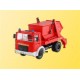 Kibri 18201 - Mercedes Benz truck with fire container - HO 1/87