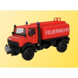 Kibri 18272 - H0 Unimog POMPIERS avec citerne - HO 1/87