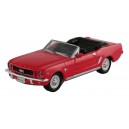 MODEL POWER 19246 - vehicule miniature FORD mustang 1964 rouge - HO 1/87