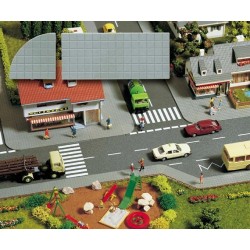 Busch 6029 - Set de plaques de trottoir - HO 1/87