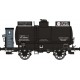 REE - SET DE 2 CITERNES Chassis OCEM 19 BITUME STANDARD SNCF Ep III - WB221 - HO