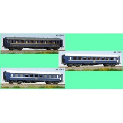 LS models LSM-49124 - 3 Voitures voyageur CIWL F et TEN - HO