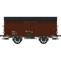 REE WB257 - set de 2 Wagons couverts PRIMEURS PLM frises verticales ep 2 - HO