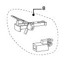 JOUEF hj2127/08 - Attelage a boucle pour loco 030T hj2127 - HO