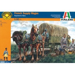 ITALERI 6886- Guerres Napoléoniennes - Chariot ravitaillement Français - 1/32