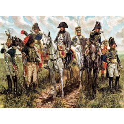 ITALERI 6872- Guerres Napoléoniennes - Etat Major Français avec Napoleon - 1/32