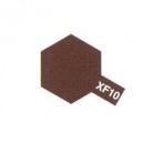 TAMYA 81710 - Pot de 10ml de peinture acrylique XF10 BRUN MARRON MAT