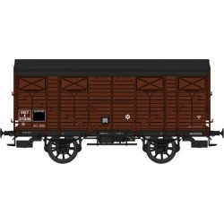 REE WB265 - juego de 2 furgones PLM/SNCF ep 3A - HO