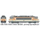 LSM 10051 - Loco SNCF BB 22200 gris orange gde cabine, Logo casquette, St martin de crau - ep V - HO