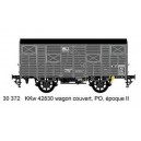 LS-models LSM 30372 - Wagon COUVERT OCEM 19, P.O., époque II - HO