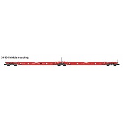 LSModels - LSM 30404 - Wagon Modalohr Sdmrss red lorry rail - SNCF HO