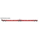 LSmodels - LSM 30401 - Wagon Modalohr Sdmrss lorry rail rouge - sncf HO