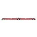 LSModels - LSM 30401 - Vagoneta Modalohr Sdmrss rojo - SNCF HO
