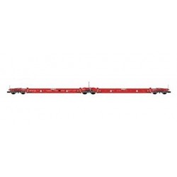 LSModels - LSM 30401 - Vagoneta Modalohr Sdmrss rojo - SNCF HO