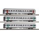 PIKO 58635 - Caja 3 Coches logo carmillon Corail+ - HO