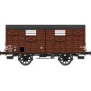 REE WB-291 - set de 2 Wagons COUVERT OCEM 19 Ep.IIIB SNCF- HO