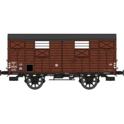 REE WB291 - set of 2 Boxcar OCEM 19 ep 3B SNCF - HO