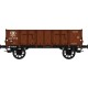 REE modeles WB-280 - Wagon Ludwigshafen Ep.III SNCB Brown - HO