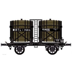 LS MODELS 30555 - double barrel car OCEM - PLM Ep II - HO