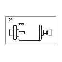 PIKO 96502-29 - Moteur d'origine pour BB17000 - HO