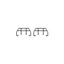 PIKO - 96160-18 - 1 front railing BLACK for 040DE - HO