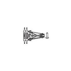 PIKO - 96130-02 - 1 pantograph double palette BB26000 SYBIC - HO