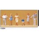 PREISER 10284 - Walk in family - echelle HO 1/87