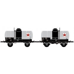 LS MODELS - SET of 2 OCEM CITERNES - CALTEX - SNCF Ep III - 30450 - HO